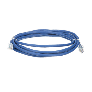 cable de parcheo tx5, utp cat5e, 24 awg, cm, color azul, 10ft