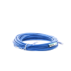 cable de parcheo tx6, utp cat6, 24 awg, cm, color azul, 10 metros