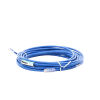 cable de parcheo tx6, utp cat6, 24 awg, cm, color azul, 10 metros