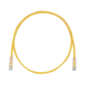 cable de parcheo tx6, utp cat6, 24 awg, cm, color amarillo, 10ft