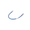 cable de parcheo tx6, utp cat6, 24 awg, cm, color azul, 1 ft