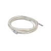 cable de parcheo tx6, utp cat6, 24 awg, cm, color blanco, 20ft