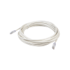 cable de parcheo tx6, utp cat6, 24 awg, cm, color blanco, 20ft