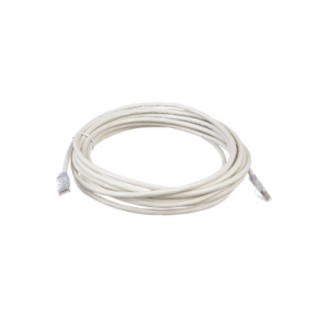 cable de parcheo tx6, utp cat6, 24 awg, cm, color blanco, 20ft