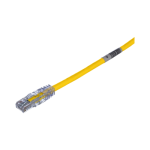 cable de parcheo tx6, utp cat6, 24 awg, cm, color amarillo, 20ft