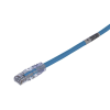 cable de parcheo tx6, utp cat6, 24 awg, cm, color azul, 2 ft.