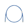 cable de parcheo tx6, utp cat6, 24 awg, cm, color azul, 2 ft.