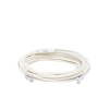 cable de parcheo tx6, utp cat6, 24 awg, cm, color blanco mate, 30ft