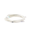 cable de parcheo tx6, utp cat6, 24 awg, cm, color blanco mate, 30ft