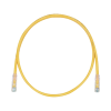 cable de parcheo tx6, utp cat6, 24 awg, cm, color amarillo, 30 ft