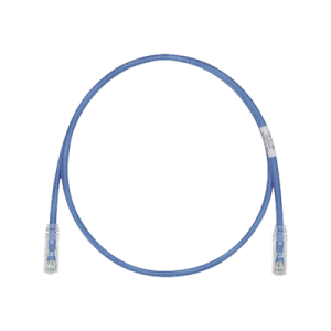 cable de parcheo tx6, utp cat6, 24 awg, cm, color azul, 35ft