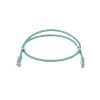 cable de parcheo tx6, utp cat6, 24 awg, cm, color verde, 3 ft.