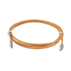 cable de parcheo tx6, utp cat6, 24 awg, cm, color naranja, 3ft