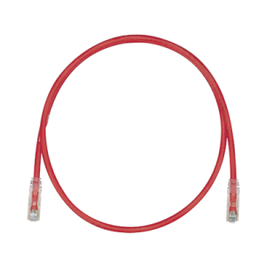 cable de parcheo tx6, utp cat6, 24 awg, cm, color rojo, 3ft