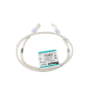 cable de parcheo tx6, utp cat6, 24 awg, cm, color blanco mate, 3ft