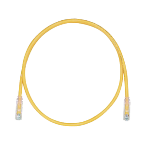 cable de parcheo tx6, utp cat6, 24 awg, cm, color amarillo, 3ft