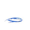 cable de parcheo tx6, utp cat6, 24 awg, cm, color azul, 5ft