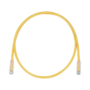cable de parcheo tx6, utp cat6, 24 awg, cm, color amarillo, 5ft