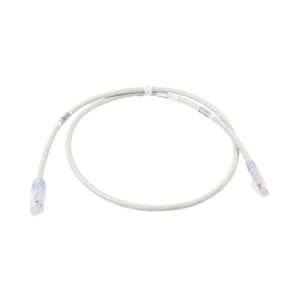 cable de parcheo tx6, utp cat6, 24 awg, cm, color gris, 7ft