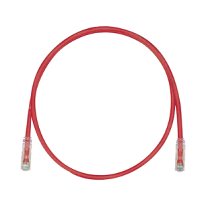 cable de parcheo tx6, utp cat6, 24 awg, cm, color rojo, 7ft