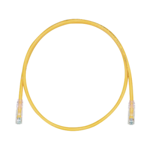 cable de parcheo tx6, utp cat6, 24 awg, cm, color amarillo, 7ft
