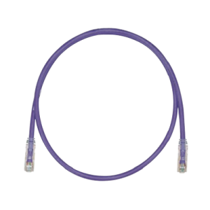 cable de parcheo tx6, utp cat6, 24 awg, cm, color violeta, 8 metros