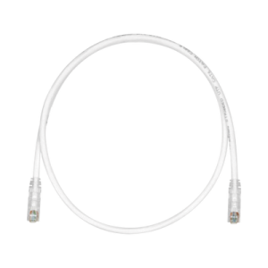 cable de parcheo tx6, utp cat6, 24 awg, cm, color blanco mate, 9ft