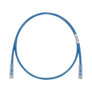 cable de parcheo tx6, utp cat6, 24 awg, lszh, color azul, 3 metros