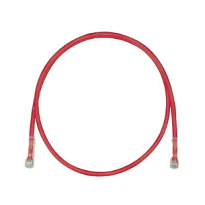 cable de parcheo tx6, utp cat6, 24 awg, lszh, color rojo, 8 metros