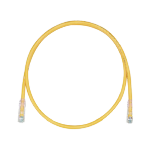 cable de parcheo tx6, utp cat6, 24 awg, lszh, color amarillo, 8 metros
