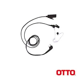 micrófono audífono profesional de 2 cables para kenwood nx200/300/410/5000, tk 480/2180/3180