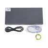 olt de 4 puertos epon con 8 puertos uplink (4 puertos gigabit ethernet + 4 puertos gigabit ethernet sfp) , hasta 256 onus,
