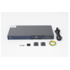 olt de 2 puertos epon con 6 puertos uplink (4 puertos gigabit ethernet + 2 puertos gigabit ethernet sfp/sfp+) / hasta 128 onus