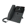 teléfono ip empresarial, 4 líneas sip, pantalla a color 2.4", poe, puertos gigabit, conferencia local de 6 vías.