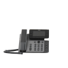 teléfono ip empresarial esencial wifi / bluetooth, 20 líneas sip, pantalla a color 4.3" ajustable, poe, puertos gigabit, conferencia local de 6 vías.