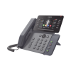teléfono ip empresarial esencial wifi / bluetooth, 20 líneas sip, pantalla a color 4.3" ajustable, poe, puertos gigabit, conferencia local de 6 vías.