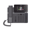 teléfono ip empresarial esencial wifi / bluetooth, 20 líneas sip, pantalla a color 4.3" ajustable, poe, puertos gigabit, conferencia local de 6 vías.