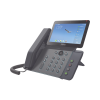 videoteléfono ip inteligente insignia, android 9.0, 20 líneas sip, pantalla a color 7" ajustable, teclado de iluminación configurable, poe, conferencia local de 10 vías.