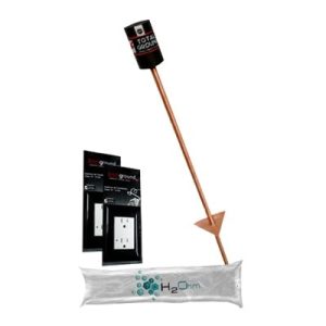kit de tierra física para aplicaciones residenciales con interruptores inteligentes.