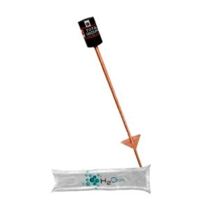 electrodo para tierra física para aplicaciones residenciales y antenas de baja potencia.
