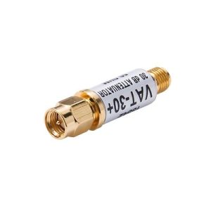 atenuador en línea de 30 db, 0.5w, cd 6 ghz, conectores sma macho hembra.