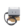 válvula 3/4 de 2 vías conexión de rosca bspt con actuador 40011 a 120v, on/off