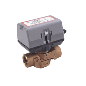 válvula 3/4 de 2 vías conexión de rosca bspt con actuador 40011 a 120v, on/off