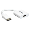 adaptador de entrada displayport salida hdmi | 1080p | compatible con audio |
