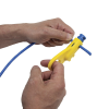kit de instalación de cable utp con estuche (desforrador + ponchadora + ponchadora 110).