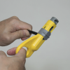 pelacables radial de cables coaxiales.