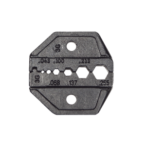 matriz ponchadora para rg58, rg59, rg62 y rg174. compatible con pinza ponchadora vdv200 010