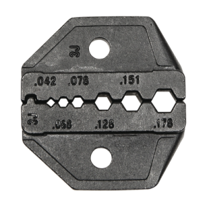matriz ponchadora para rg174, rg179 y belden 8218. compatible con pinza ponchadora vdv200 010