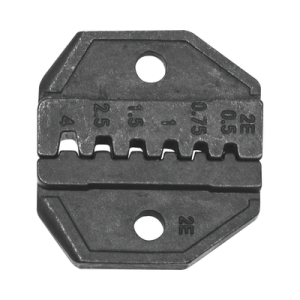 matriz ponchadora, férulas (ferrule) aisladas, sin aislamiento o de terminal de clavija. compatible con pinza ponchadora vdv200 010.