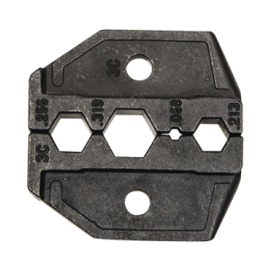 matriz ponchadora para cable coaxial rg58, rg59, rg6 y rg62. compatible con pinza ponchadora vdv200 010